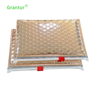 Tùy chỉnh kim loại Holographic Poly bong bóng bưu phẩm bảo vệ độn phong bì không thấm nước vận chuyển túi cho doanh nghiệp nhỏ Poly bưu phẩm - Product Image 4