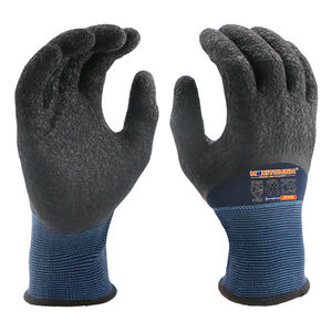 Защитные рабочие перчатки MaxiTough оптом, сертифицированные EN388, размеры S-XXL, полиэстер, латекс, с морщинистой противоскользящей поверхностью - Product Image 1