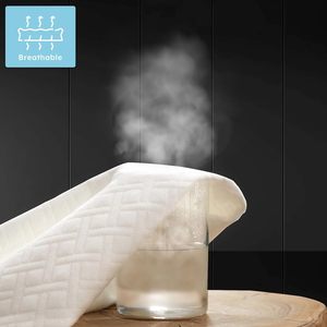 Hypoallergenic lembar dilengkapi dengan suara, pelindung kasur pendingin dapat dicuci ukuran King tahan air - Product Image 6