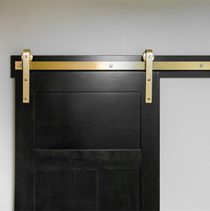Or brossé quincaillerie de porte coulissante - Product Image 4