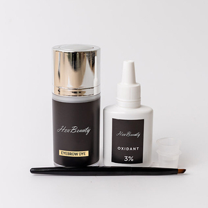 Kit Profesional Personalizado para Teñir Cejas y Pestañas, Tinte de Larga Duración a Prueba de Agua, Crema para Teñir Cejas con Efecto <span class=keywords><strong>Tatuaje</strong></span>, Marca Privada - Product Image 1