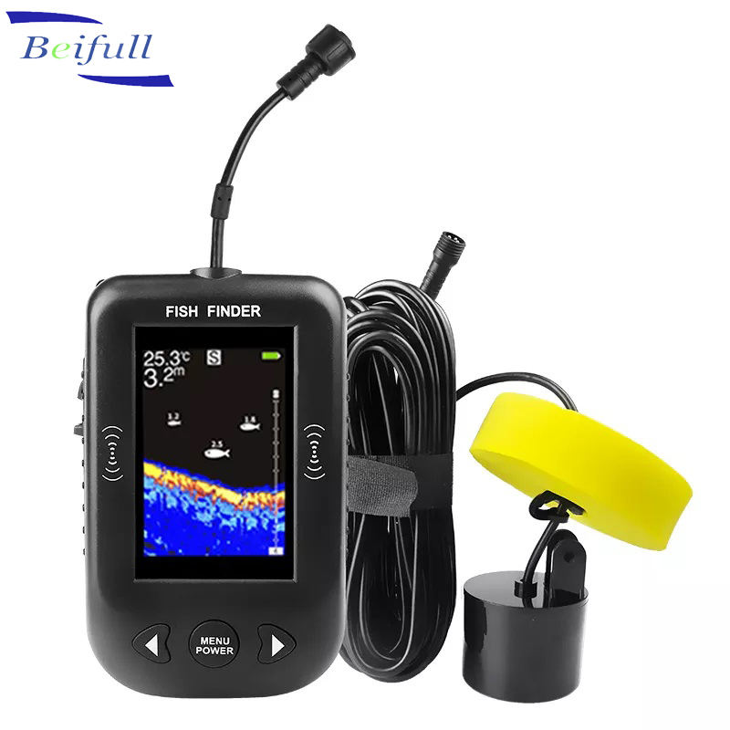 best fish finders under $100 LUCKY Portable Sonar Finder Boat Depth Fishing Fish Waterproof Handheld Wireless Fishing Finder Kayak Transducer Depth Finders for Ice Fishing Sea : Electronics 10 Best Saltwater Fish Finders