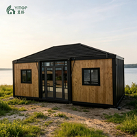Maison conteneur de 10 pieds de haute qualité, structure en acier, 2 chambres, maisons mobiles, fournisseur chinois, maison mobile de luxe extensible à vendre