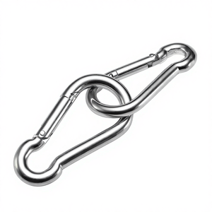Gancho de Resorte/Gancho de Seguridad de <span class=keywords><strong>Acero</strong></span> Inoxidable 304/316 de Alta Calidad al por Mayor, 6x60 mm, 8x80 mm, Accesorios de Ferretería, Mosquetón - Product Image 4