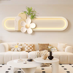 3D moderno ed elegante casa fresca arte parete Design materiale arenaria bottiglia di coltura dell'<span class=keywords><strong>acqua</strong></span> <span class=keywords><strong>verde</strong></span> fiore fiore LED decorazione <span class=keywords><strong>pittura</strong></span> - Product Image 2