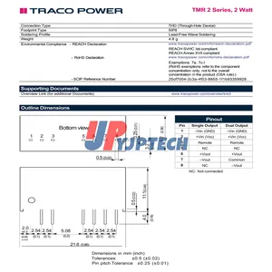 High Quality Power Module TMR2423-2W DC-DC Converter TRACOPOWER TMR2423