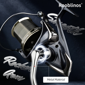 ROOBLINOS ST Surf Carp Fish Reel 9000 12000 Moteur Métallique Pro-Cast <span class=keywords><strong>Moulinet</strong></span> Spinning <span class=keywords><strong>Longue</strong></span> Portée avec Système de Bobinage de Précision - Product Image 4
