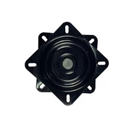 Base pivotante en acier robuste à 360 degrés pour tabourets de bar et chaises, outils de montage de 8 pouces pour meubles domestiques