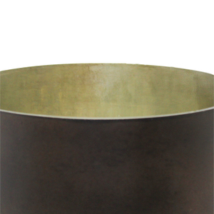 Elegante vaso in vetro sfumato con base a piedistallo per soggiorno, vaso decorativo per fiori - Product Image 5
