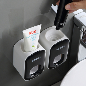 Support mural pour salle de bain, adulte, enfants, mains libres, automatique, distributeur de <span class=keywords><strong>dentifrice</strong></span> - Product Image 5