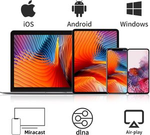 Clé de mise en miroir d'écran 1080P Plug and Play Miracast Airplay DLNA pour moniteur, ordinateur <span class=keywords><strong>portable</strong></span>, PC, smartphone, tablette - Product Image 4