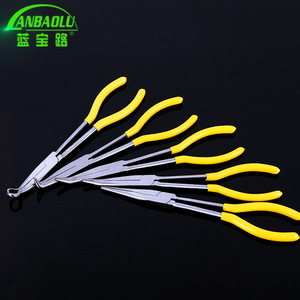 Pince à bec multifonctionnelle Anbaolu 8 pouces en acier allié à mâchoires lisses pour serrage de joints toriques dans les espaces restreints - Product Image 5