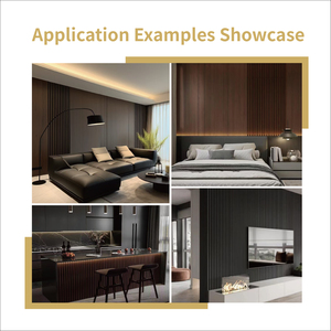 Revestimiento de Listones de WPC GS190, Moderno y Sencillo, Resistente al Humo e Impermeable, Cabecera Vertical de Listones de <span class=keywords><strong>Madera</strong></span> para Pared - Product Image 5