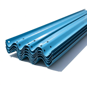 Barrera de Seguridad para Puentes de Doble Viga de Acero Q235, Clasificación H1W2, Impacto M65, Longitud Personalizada 4320mm, Arandela de Viga, Reflectante Grado Diamante EN - Product Image 1