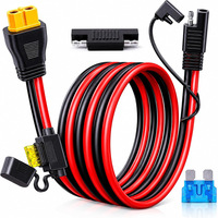 Câble d'extension solaire 10AWG vers XT60, 1M, répartiteur en Y pour station d'alimentation portable, générateur solaire, camping-car, hors réseau, 40A