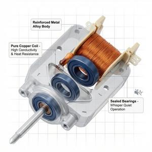 Motor del ventilador de convección del horno EAU61865302 110V para piezas de horno LG - Product Image 2