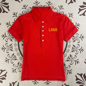 <span class=keywords><strong>Polo</strong></span> da <span class=keywords><strong>Donna</strong></span> a Maniche Corte con Logo R. Ricamato, Vestibilità Regolare, Cinque Bottoni, Vendita all'Ingrosso - Product Image 6