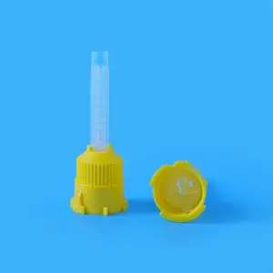 أدوات طبيب الأسنان يدوية مادة طبيب الأسنان بلاستيك للاستعمال مرة واحدة طرف ثابت لخلط العقار بنسبة 10:1