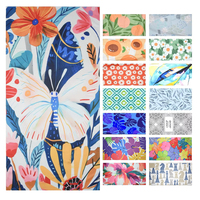 Serviette de plage sportive d'été en microfibre à séchage rapide, imprimée, fantaisie, écologique, recyclée, sans sable, par sublimation, vente en gros