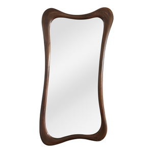 Nhà Máy Thiết Kế Rắn Gỗ Gương Trang Trí Nội Thất Lớn Đầy Đủ Chiều Dài Gương Cho Phòng Khách Tự Nhiên Bằng Gỗ Đóng Khung Không Thường Xuyên Gương - Product Image 6