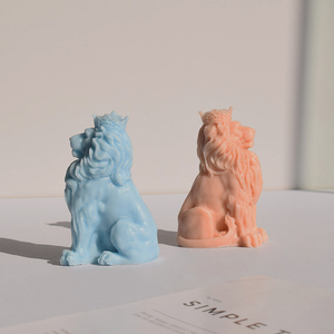 Moule en silicone Lion Couronné Majestueux, design stéréoscopique de Bête Royale pour <span class=keywords><strong>la</strong></span> création artistique artisanale personnalisée - Product Image 3