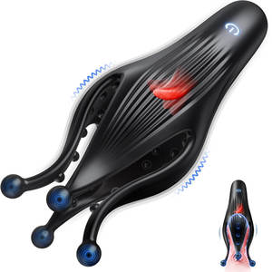 جهاز استمناء يدوي للرجال على شكل كوب طائرة، هزاز لتدريب القضيب، لعبة جنسية للرجال، جهاز اهتزاز للتدريب - Product Image 1