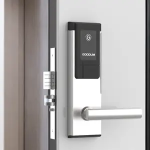 Goodum China Smart Locks Hotel Management Software for Key Management Key Reader and RF Card Door Lock for Front Door Well Lock