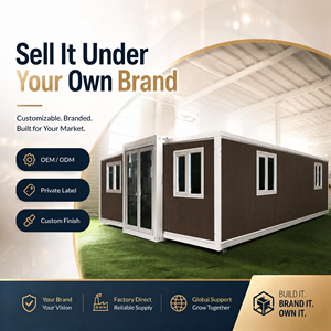 Maison préfabriquée économique prête à l'emploi, conteneur extensible de 40, 30, 20, 10 pieds, villa conteneur pliable, chambre extensible - Product Image 1
