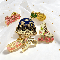 Créez Votre Propre Design : Broches en Émail Dur Plaqué Or de Haute Qualité en Alliage de Zinc pour Cadeaux Personnalisés d'Artiste ou Marchandises Promotionnelles