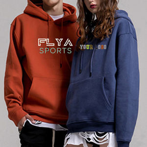 Felpe da donna pesanti tinta unita di alta qualità Pullover oversize Unisex vuoto Logo all'ingrosso felpe con cappuccio personalizzate da uomo in cotone 100% - Product Image 2