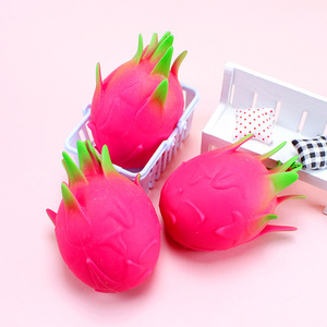 Most Popular TPR Simulation Dragon Fruit <b>Squishy</b> Stretchy Toy Slow Rising Stress Reliever Promotional Gifts for Kids Adults - Product Image 2