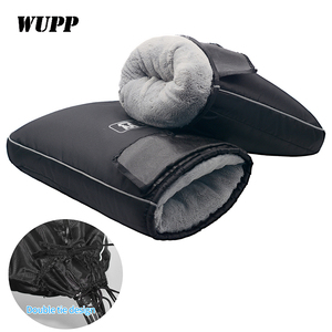 Gants de moto imperméables de haute qualité pour guidon, protège-mains pour cyclomoteur et scooter, pour la conduite hivernale, plus chauds - Product Image 1
