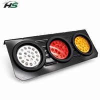 Feu arrière combiné HSSH 63 LED trois couleurs pour camion et remorque 12V 24V 10-30V