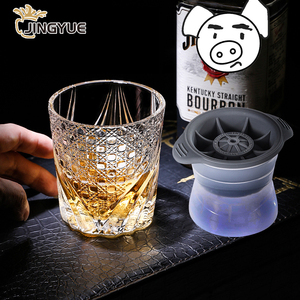 Verres à whisky <span class=keywords><strong>vintage</strong></span> japonais 10oz, verres à whisky à l'ancienne, verres ronds transparents pour bourbon et cognac - Product Image 4