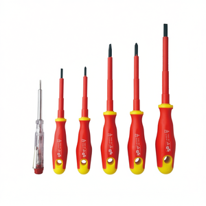 5 Piece Insulated <b>Screwdriver</b> <b>Set</b> With Voltage Tester For Electrical Work - Product Image 3