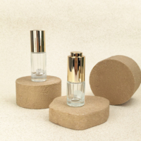 Botol Minyak Atsiri Mewah 5ml 10ml 15ml 30ml 50ml dan Botol Minyak Atsiri dengan Pipet Tekan Botol Minyak Atsiri Transparan