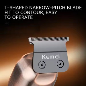 Kemei Km-1576 1200mAh <span class=keywords><strong>Tondeuse</strong></span> de Barbier <span class=keywords><strong>Sans</strong></span> <span class=keywords><strong>Fil</strong></span> Professionnelle en Métal pour Salon de Coiffure et Toilettage - Product Image 3