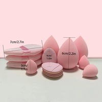 En gros 12pcs Maquillage Triangle Réglage Poudre Puff pour le Visage Puff Pads pour Poudre Libre Maquillage Éponge Poudre Applicateur