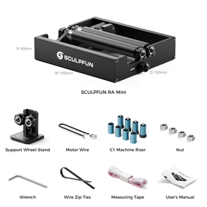ملحقات النقش بالليزر ثلاثية الوظائف من سكولفان آي كيوب ألترا بي إيه سي للنقش على الأجسام الأسطوانية والعلب - Product Image 5