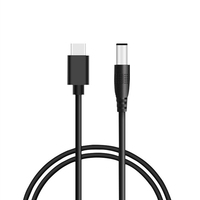 Cable adaptador USB C a CC con disparador PD y 10 puntas de conector, cable de alimentación USB a CC con interruptor de voltaje