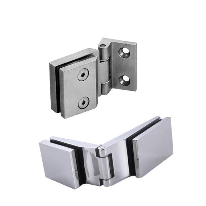 Wall Mount Glass Shower Room Door 90 Hinge Hydraulic Glass Door Spring Soft Close Clamp