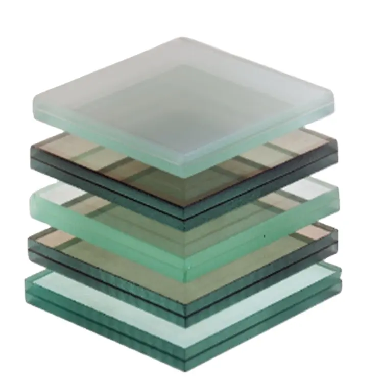 Clear and colored laminated Insulated glass triple tempered insulating glass for building