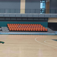 Avant stade système de sièges fixes événement scolaire tribune arène sièges chaise pliante à dossier haut sport Auto Tip Up chaises de stade