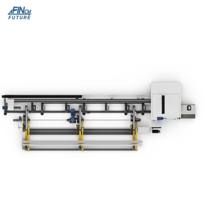 เครื่องตัดไฟเบอร์เลเซอร์ CNC รุ่น FINCM กึ่งอัตโนมัติ 2 หัวจับ 6 เมตร 6012 1500 วัตต์ สำหรับตัดโลหะขนาดเส้นผ่านศูนย์กลางเล็ก 8 มม. ถึง 120 มม. - Product Image 4