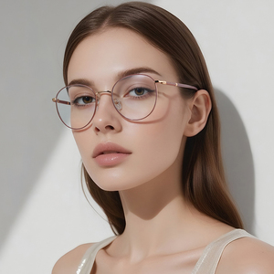 Di alta qualità Ms 82207 metallo occhiali da vista cornici stile Vintage blu filtraggio della luce <span class=keywords><strong>ottica</strong></span> per le donne alla moda occhiali da lettura - Product Image 1