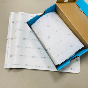 Papel tisú transparente de alta calidad, estilo de lujo, Impresión de logotipo personalizado, envoltura transpirable a prueba de humedad para uso industrial DIY - Product Image 4