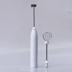 3 pcs cầm tay Mixer Frother trứng Beater xách tay USB sạc Whisk Stirrer Điện Tay Máy xay sinh tố nướng công cụ