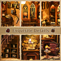 Kit de construction de maison miniature en bois 3D DIY personnalisable pour enfants, modèle de maison de poupée miniature avec meubles