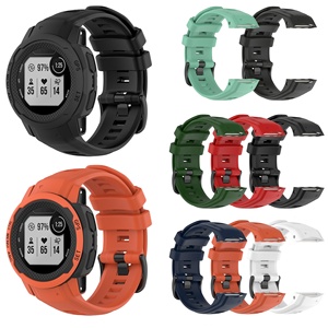 Correa de Reloj de Silicona Transpirable YHQ para Reloj Inteligente <span class=keywords><strong>Garmin</strong></span> <span class=keywords><strong>Instinct</strong></span> <span class=keywords><strong>2S</strong></span>, Correa de Repuesto Deportiva con Hebilla de Pin - Product Image 1