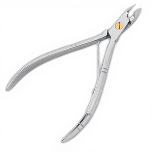 Professional Cuticle Nippers Stainless Steel Single Spring Brass Screw DIY <b>Nail</b> <b>Tool</b> Make Your Own Logos Six Flowers / OEM - Product Image 2
